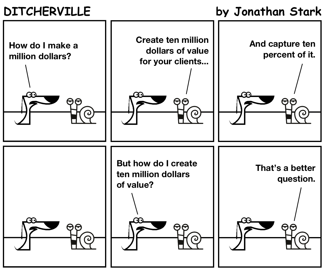 Ditcherville How Do I Make A Million Dollars 