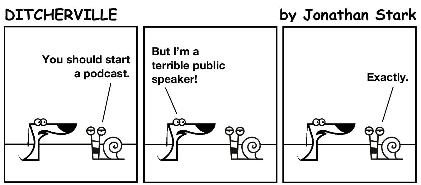 But I’m a terrible public speaker!