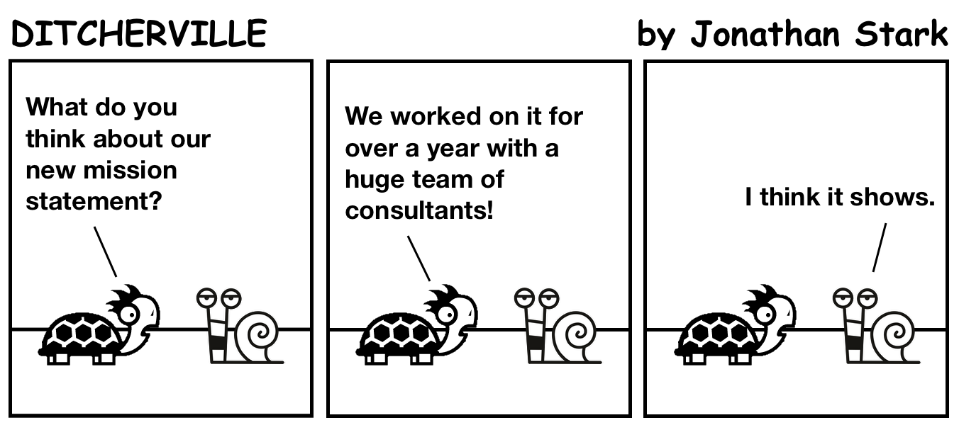 Our new mission statement!