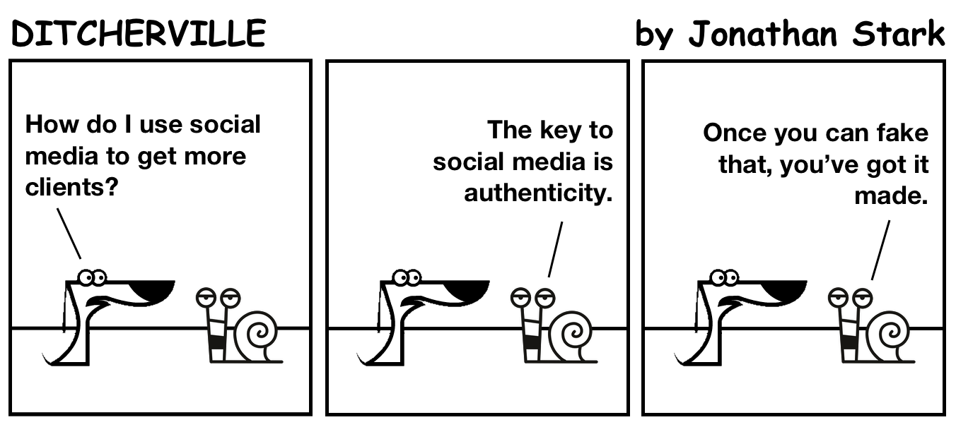 How do I use social media to get more clients?