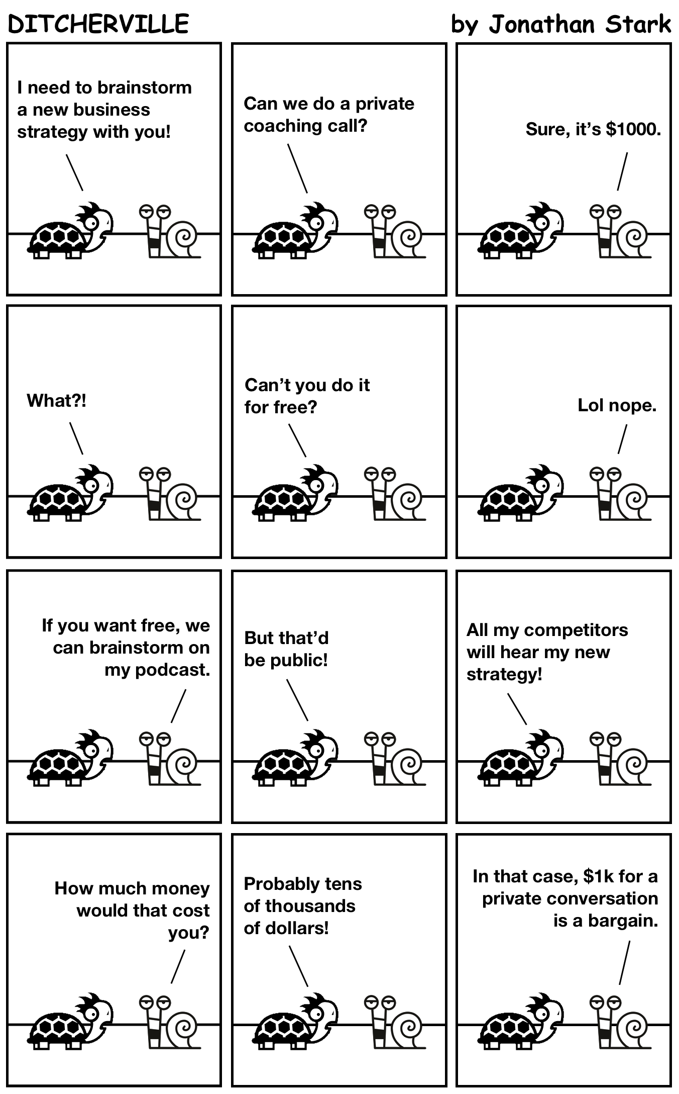 I need to brainstorm a new business strategy!